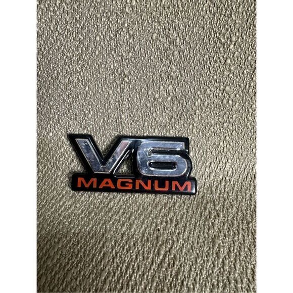 Dodge Ram V6 Magnum door fender emblem badge decal logo OEM Genuine Original - Picture 2 of 8